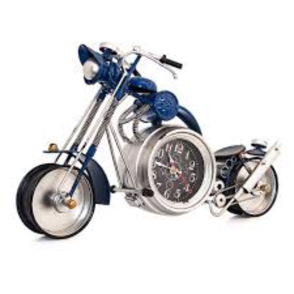 THE BARREL SHACK THE ROAD DOG CLOCK BIKE NEW